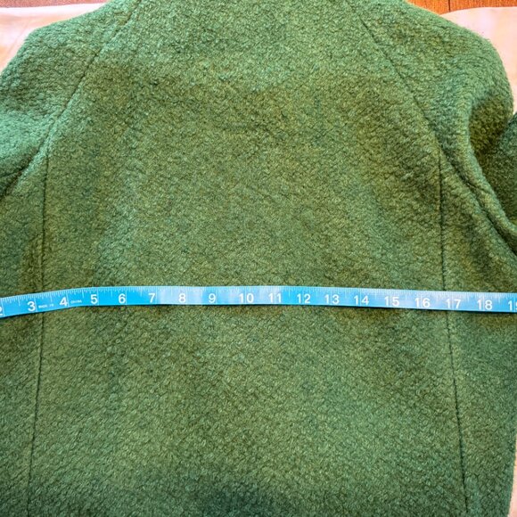 Green Boiled Wool Winter Weight Boden Coat Size 10 US - Picture 8 of 14